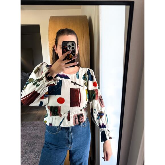 Samantha Pleet Cloud Shirt in Dreaming Print - Picture 11 of 13